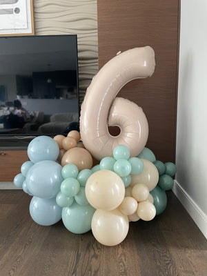 Vertical and Mini Organic Balloon Tower Combo - Ottawa Local Service