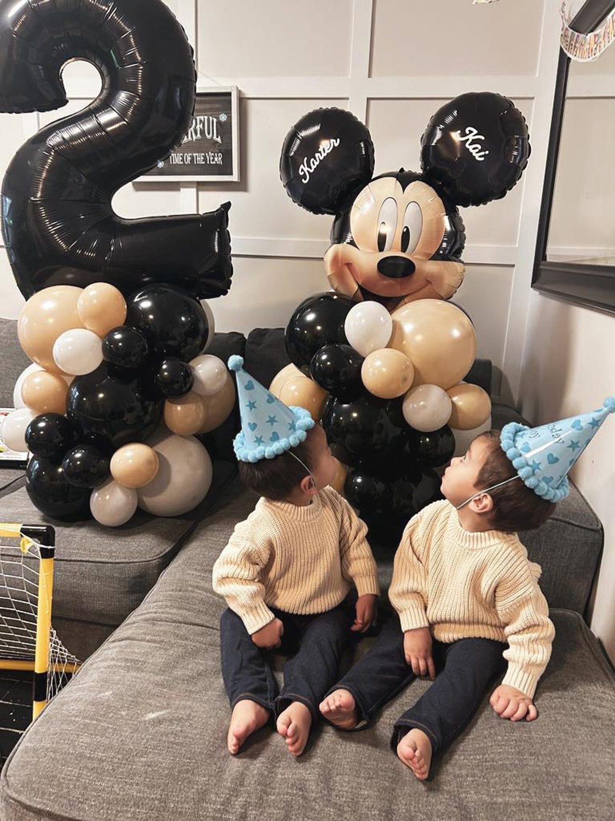 Balloon Tower Set with Licensed Mickey Balloon