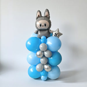 Lafufu Balloon Tower Stack with Age Number Decal