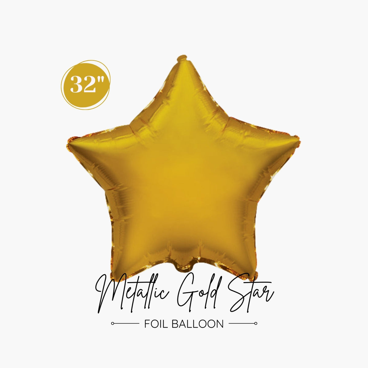 Jumbo Gold Star Foil Balloon 32" - Kids Birthday - Circus Theme - Twinkle Twinkle Little Star - Space Theme - Baby Shower