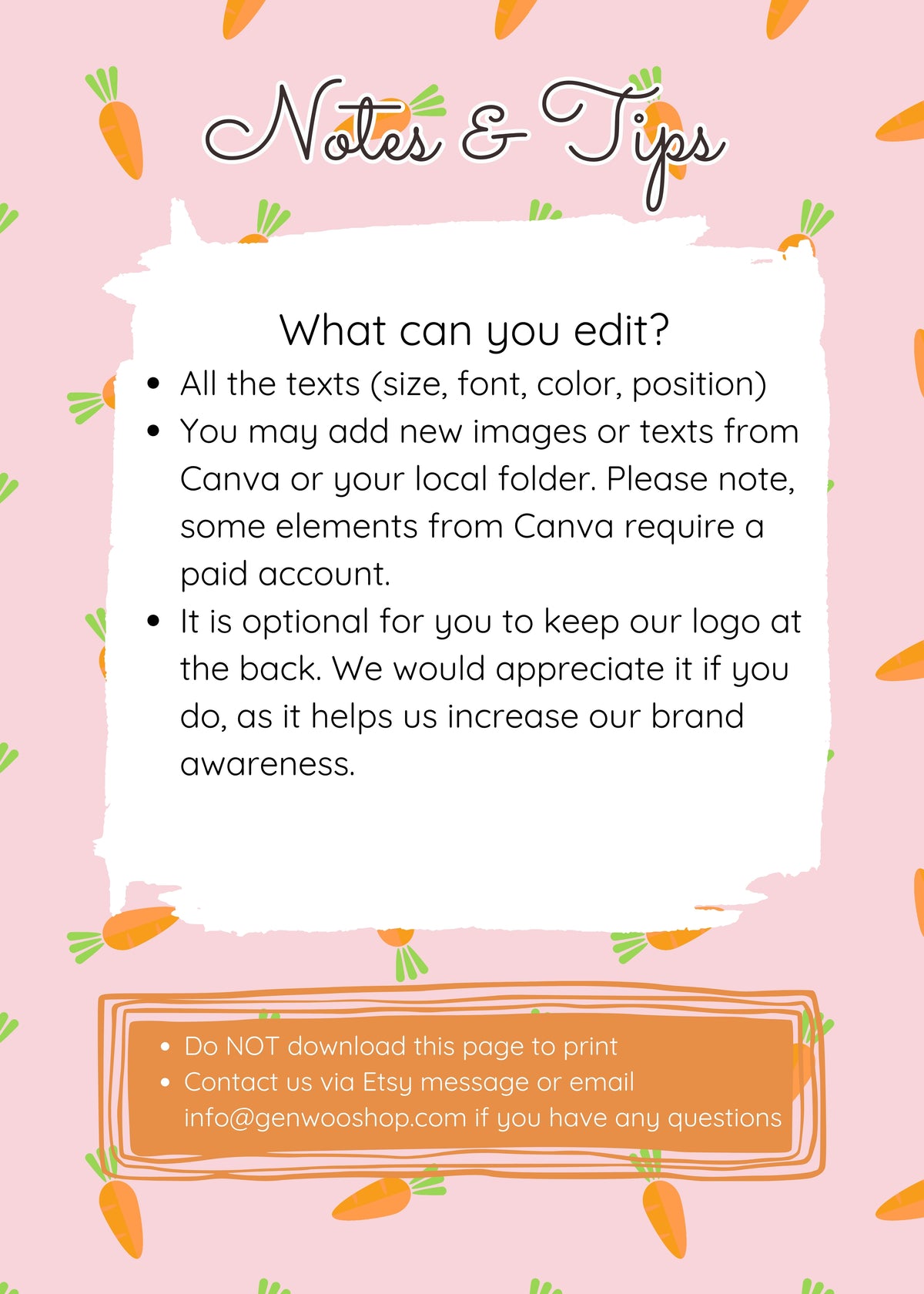 Editable Pink Bunny Birthday Party Invitation