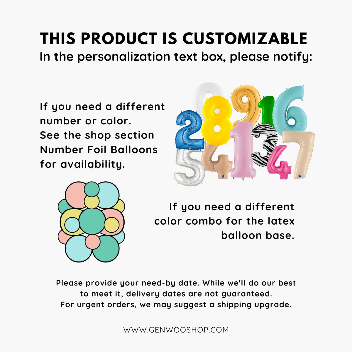 Building Blocks Number Balloon Tower