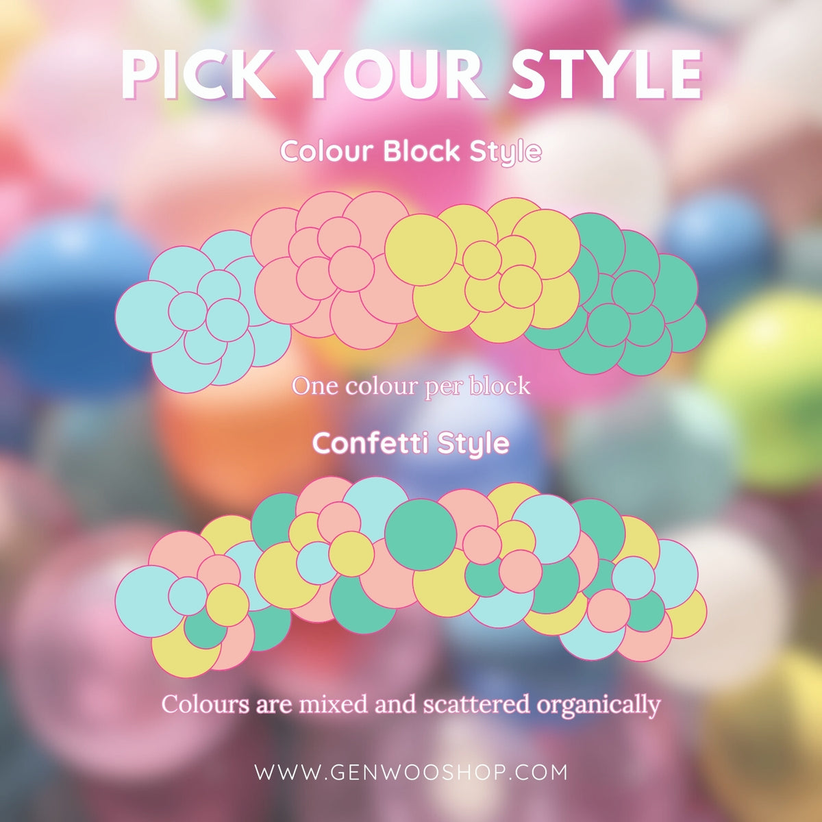 Custom Assembled Balloon Garland - Ottawa Local Pickup / Delivery