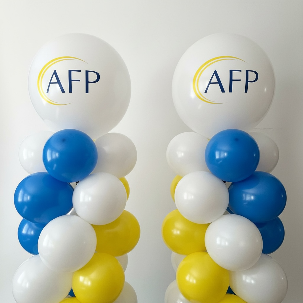 Logo Balloon Column for Corporate Events  - Ottawa Local