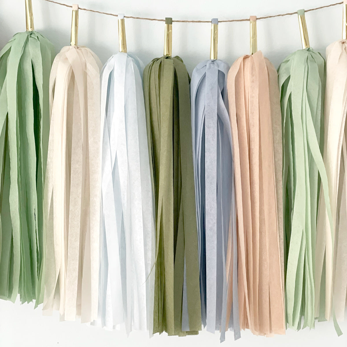 Rabbit Storybook-inspired Tassel Garland - Kids Birthday, Bunny Baby Shower, Enchanted Woodland Fairy Theme Party Decorations