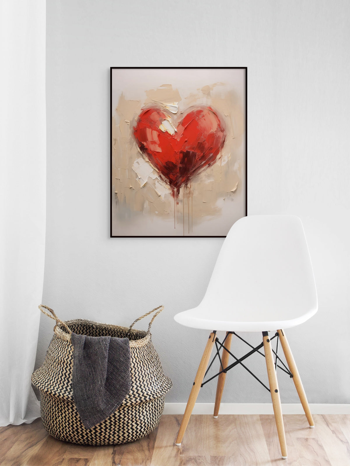 Red Heart Digital Print