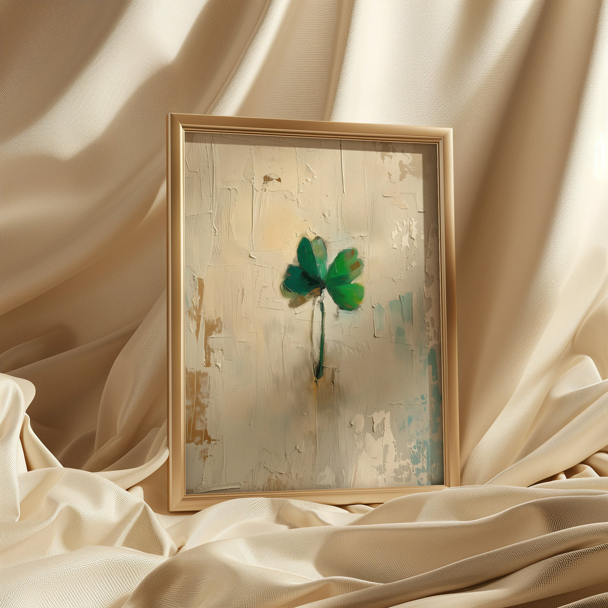 Shamrock Digital Print - St Patrick's Day Home Decoration - Irish Wall Art Print - Printable Download 