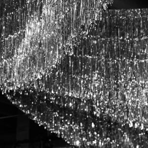 Silver Tinsel Garlands