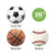 18" Sports Fans Party Balloons - Soccer Ball, Basketball, Baseball Game Night Party Decorations Supplies