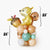Squirrel and Acorn Balloon Column - Woodland Animal Birthday Party Balloon Decoration for Kids