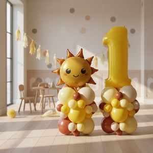 First Trip Around the Sun Balloon Tower Set