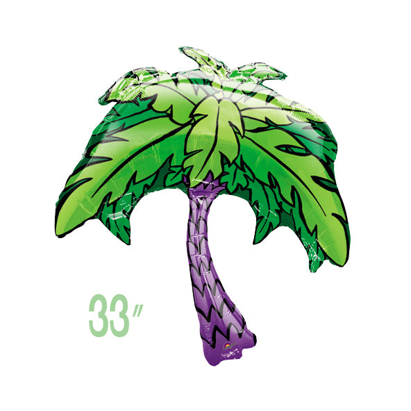 33-inch Palm Tree Foil Balloon