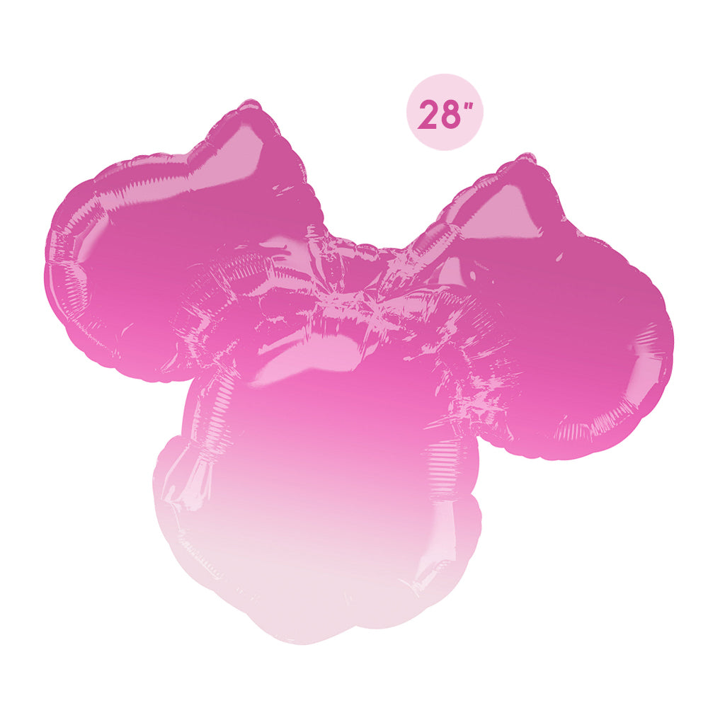 Pink Ombre Minnie Mouse Foil Balloon Jumbo 