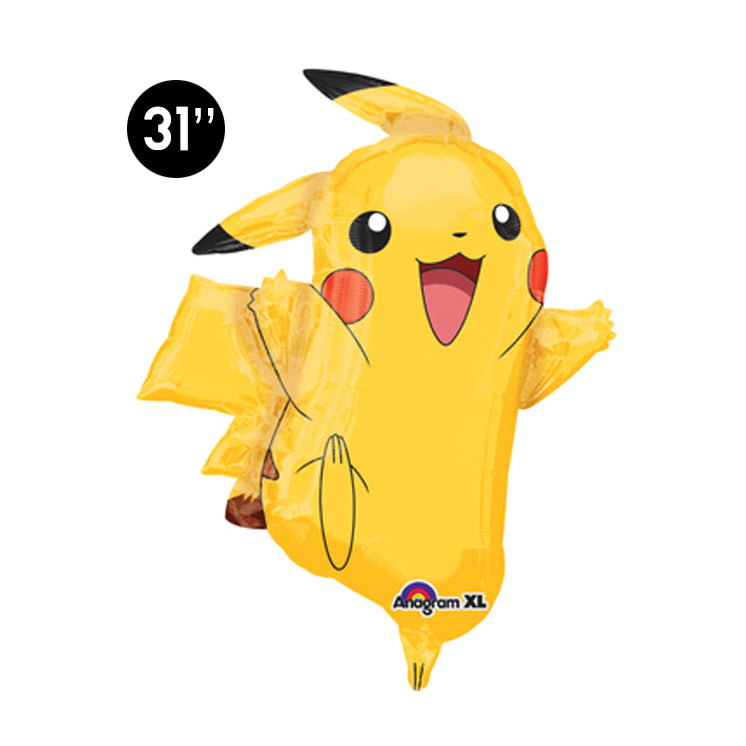 Licensed Pikachu Foil Balloon 31"