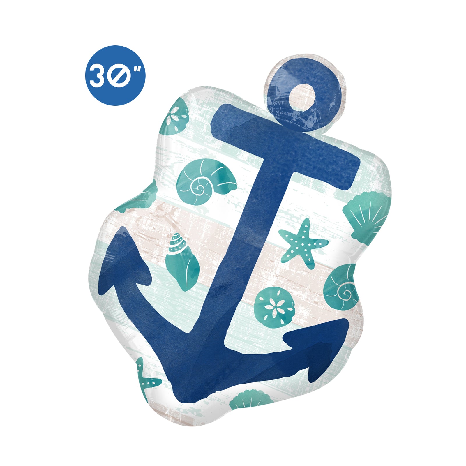 Jumbo Navy Anchor Balloon 30-inch