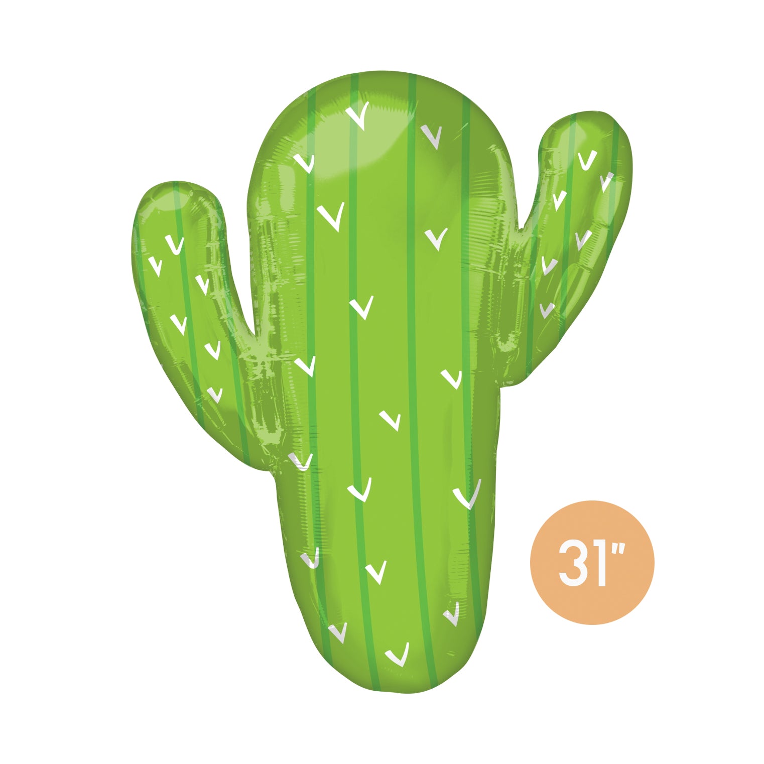 Jumbo Cute Cactus Foil Balloon