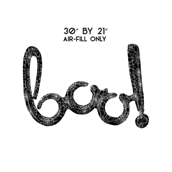 Boo Script Foil Balloon - Spooky Cute Halloween Balloon Decoration ...