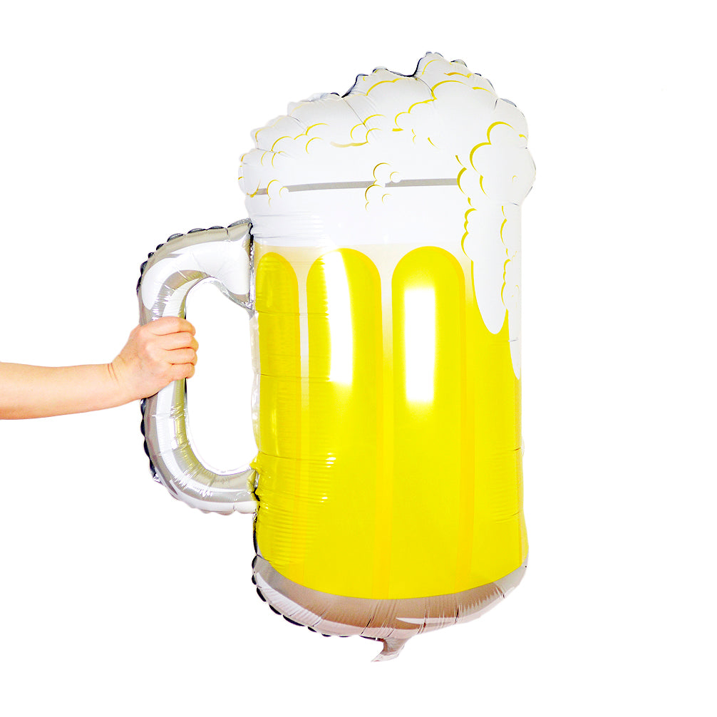 34-inch Jumbo Beer Mug Foil Balloon