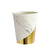 Marble & Gold Paper Cup