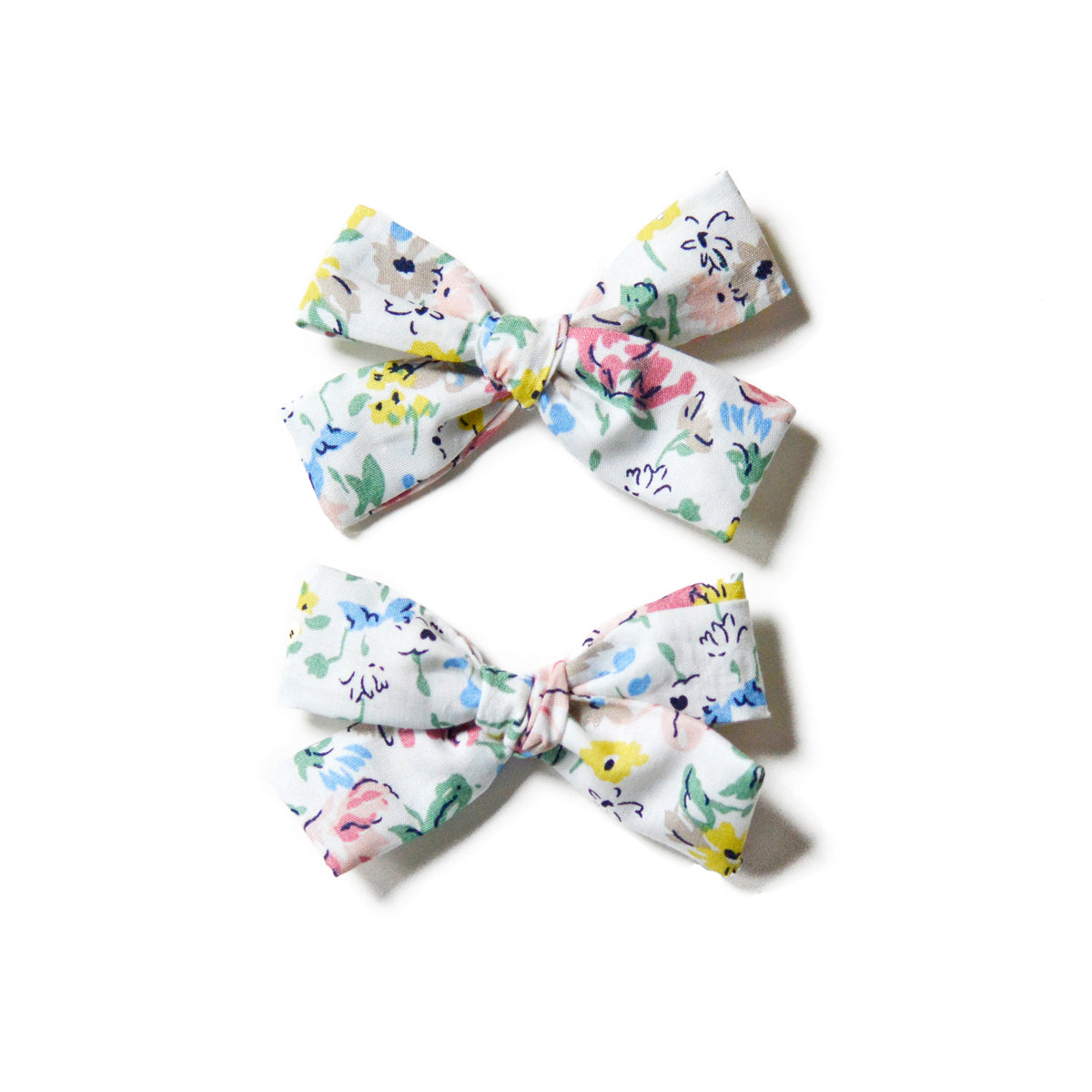 Floral Patterned Kids Bow, Girls Bow, Hair Bow, GenBow Club