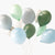 Boho Pale Blue and Green Balloon Bouquet