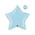 Light Blue Star Foil Balloon 20-inch