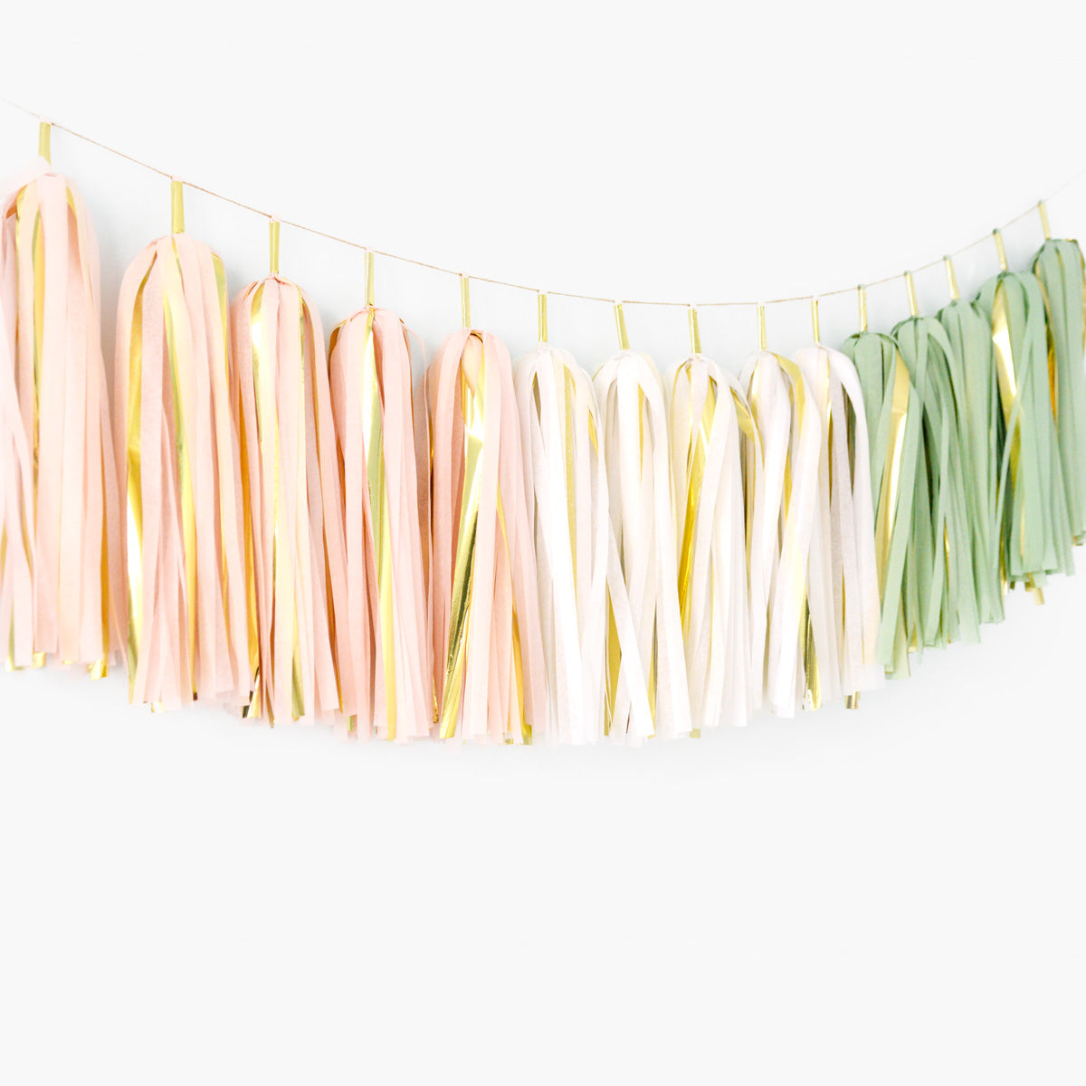 Blush Cedar Holiday Tassel Garland - Bohemian Christmas Decoration, Boho Holiday Decor, Fireplace Mantel Garland Decoration, Christmas Birthday Party Supplies GenWoo Shop