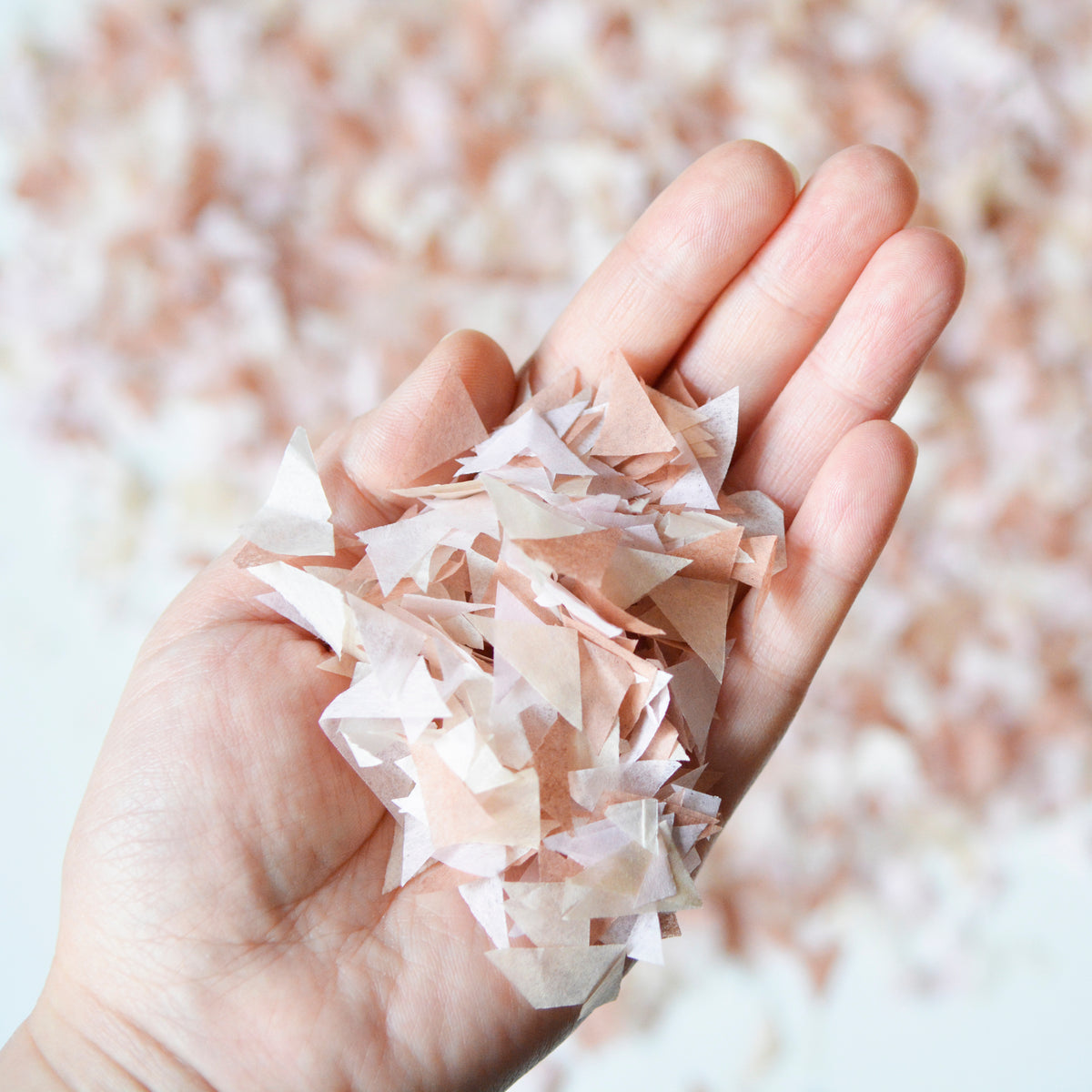 Boho rainbow confetti