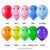 Colorful Latex Smiley Face Balloons 11" - Groovy Rainbow Birthday Party Balloon Decorations