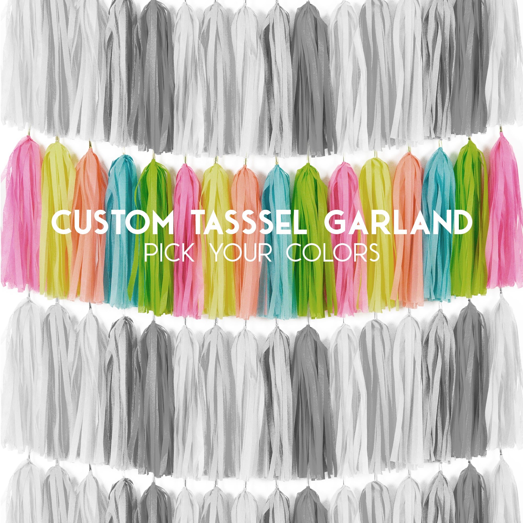 Custom Tassel Garland {Pick Your Colors}