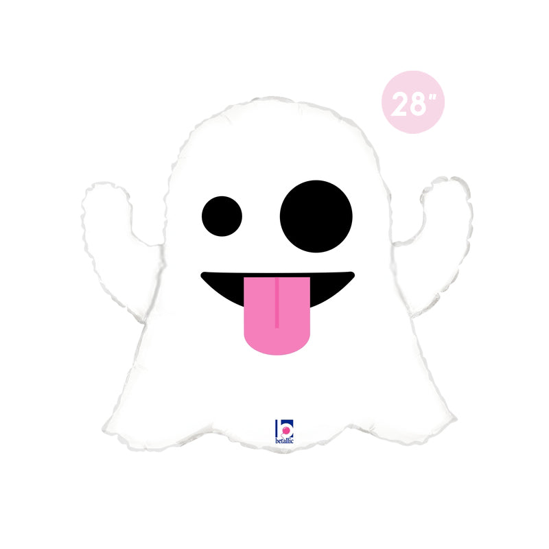 Cute Halloween Emoji Ghost Balloon, Halloween Party Decoration