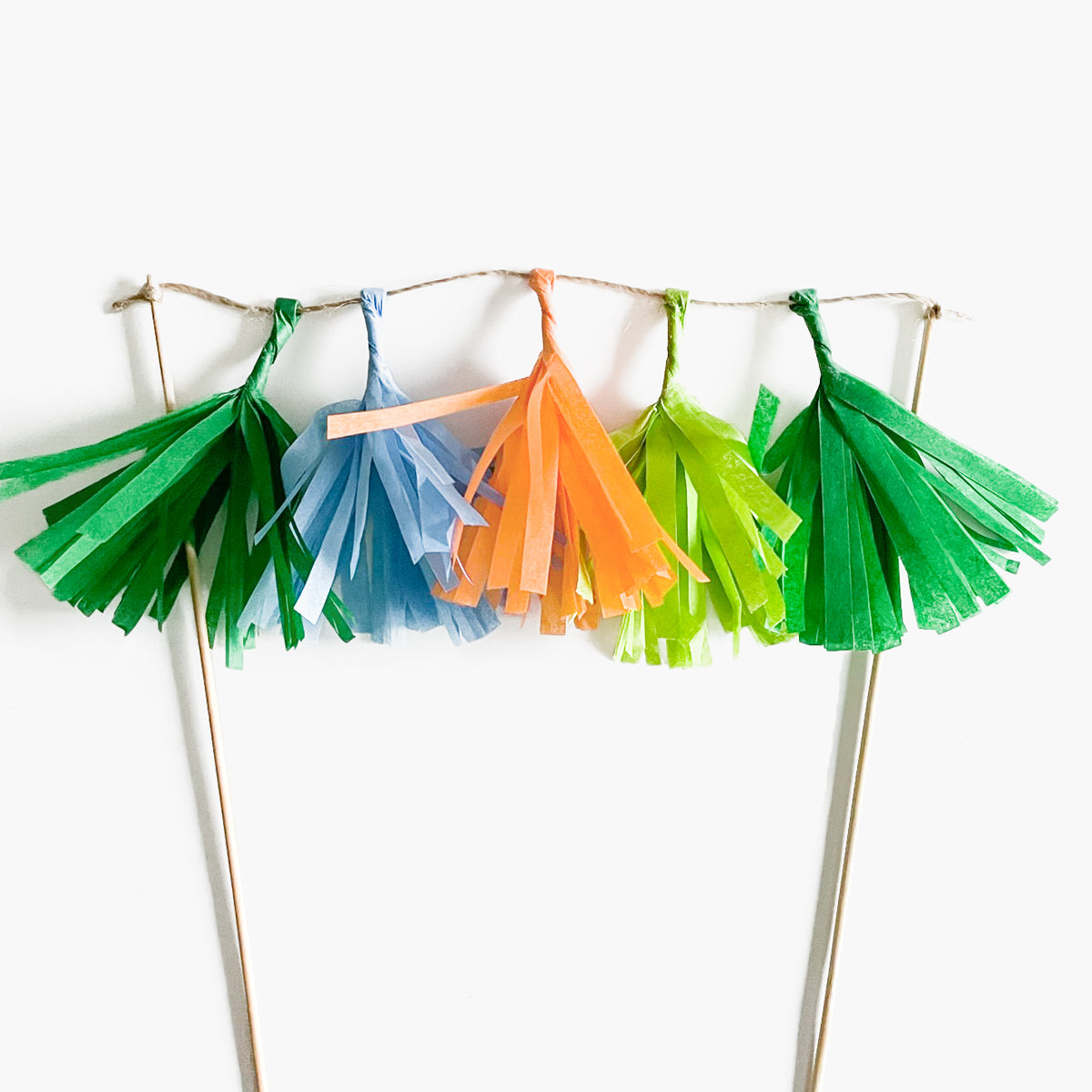 Dinosaur Birthday Tassel Cake Topper - Dinosaur Birthday Party Cake Decorations