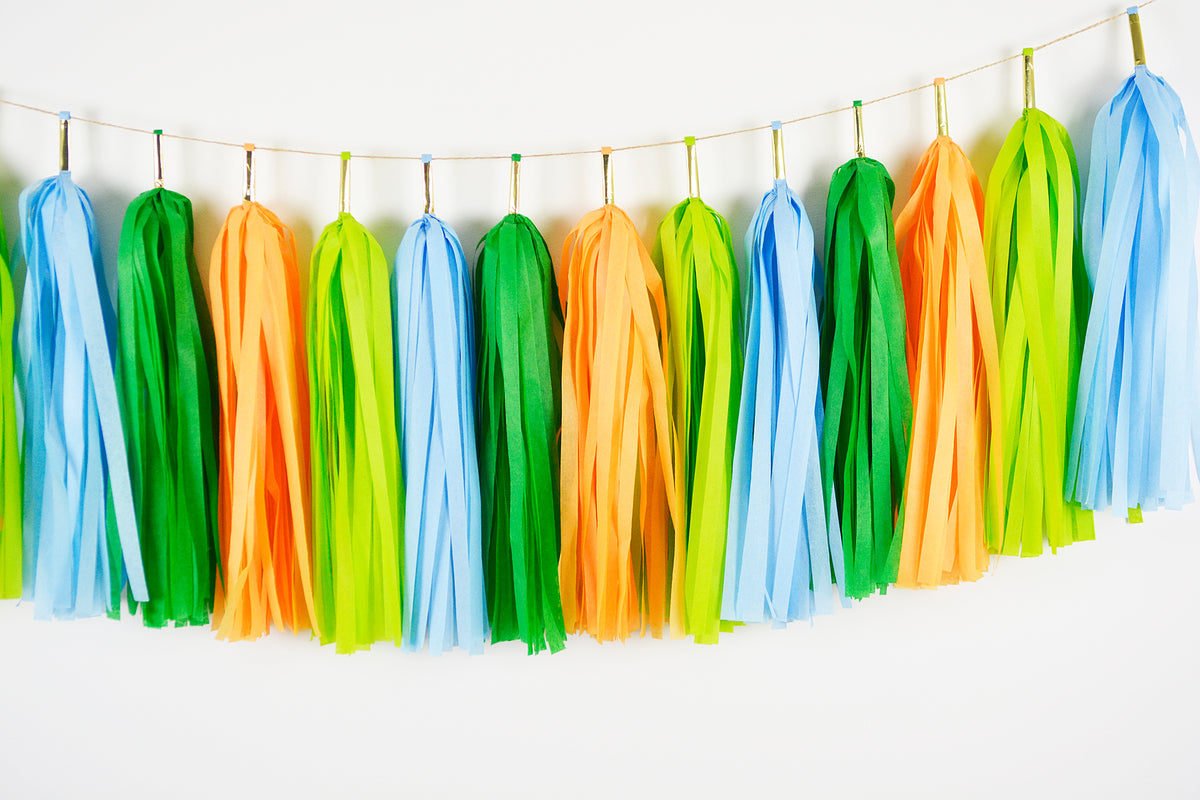 Dinosaur Tassel Garland