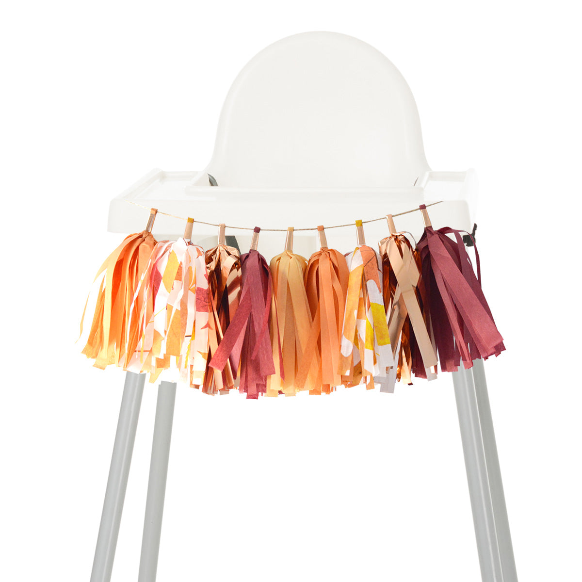Fall Leaves High Chair Garland Thanksgiving Harvest 1st Birthday High Chair Banner