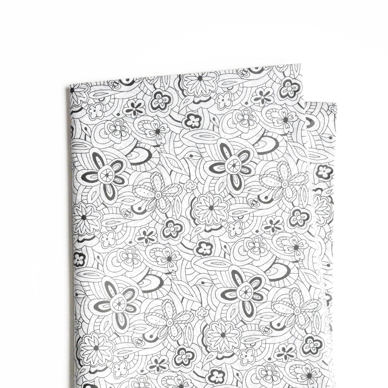 Flower Illustration Tissue Paper