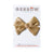Gold Sparkly Bow Hair Clip - Kids Christmas Hair Accessories Bows for Girls GenWoo Shop GenBow Club 