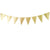 Gold Glitter Pennant Banner