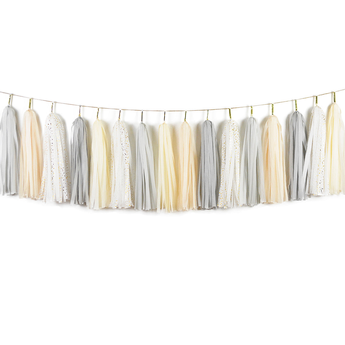 Elegant Neutrals Tassel Garland