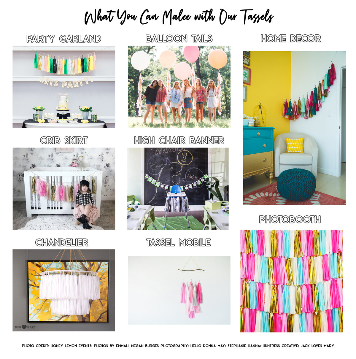 Succulents Tassel Garland