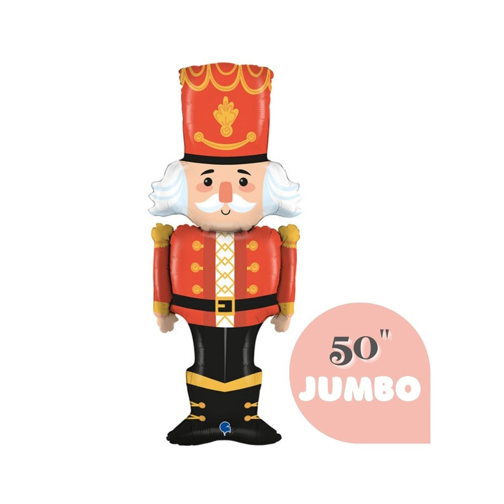 Jumbo Nutcracker Foil Balloon 50" - Classics Christmas Holiday Party Decoration