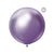 Jumbo Chrome Purple Latex Balloon 36" - Giant Halloween Purple Metallic Mirror Balloon - Girl Birthday and Baby Shower