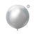 Jumbo Chrome Silver Latex Balloon 36" - Giant Silver Mirror Balloon - Boy Birthday and Baby Shower