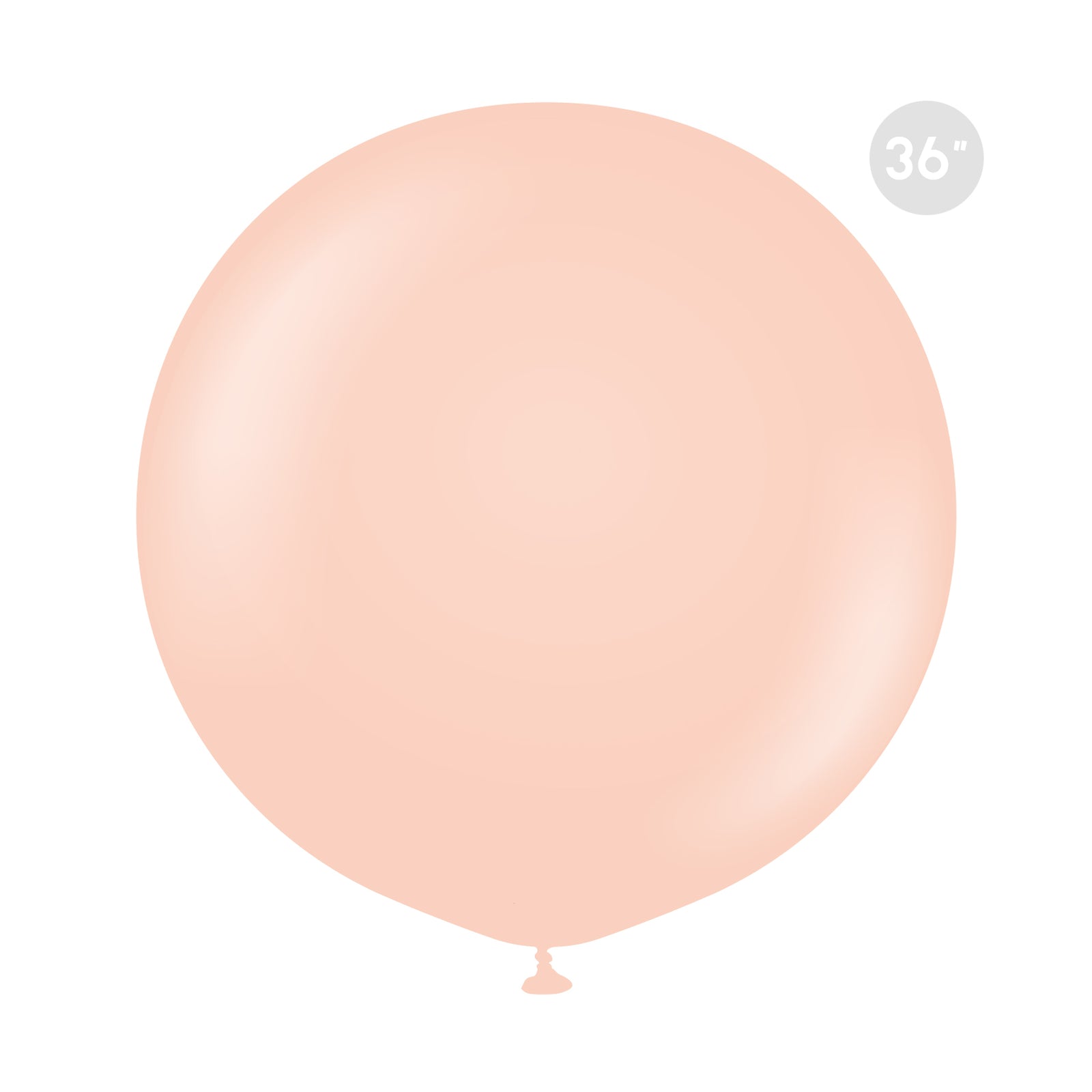Jumbo Matte Peach Blush Latex Balloon 36-inch