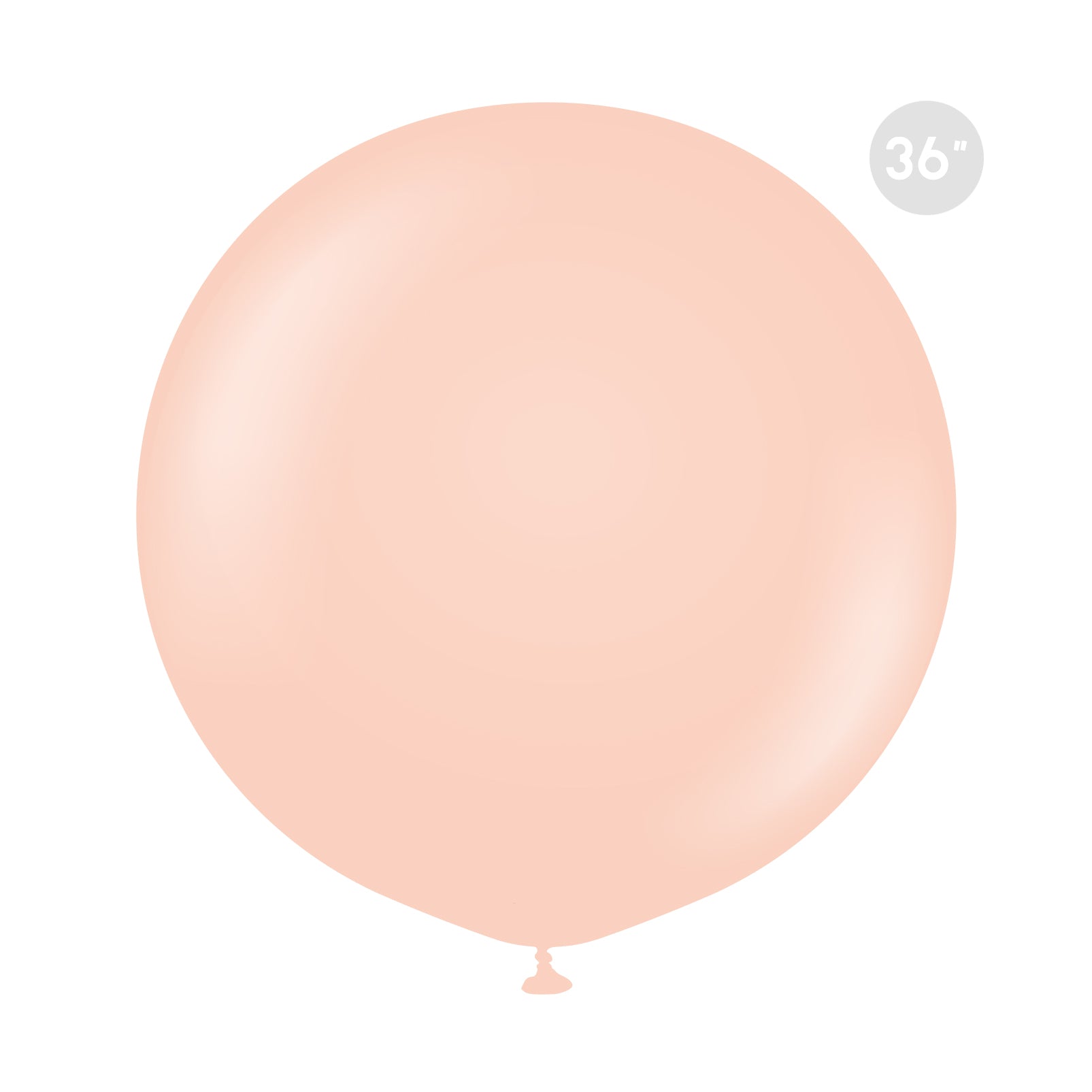 Jumbo Matte Peach Blush Latex Balloon 36-inch
