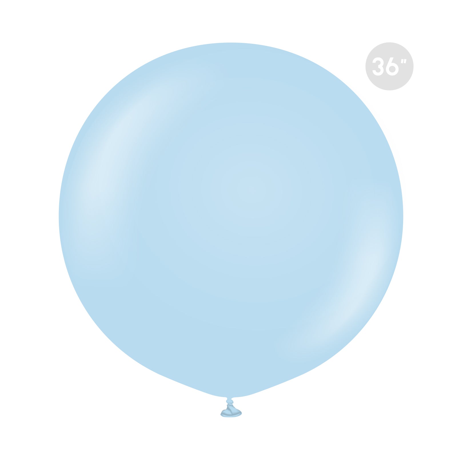 Jumbo Matte Macaron Blue Latex Balloon 36-inch