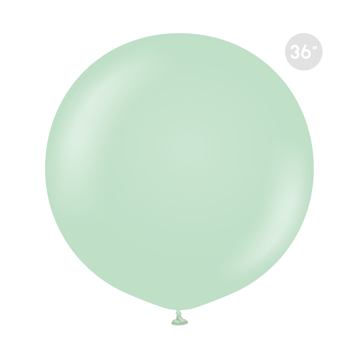 Jumbo Matte Mint Latex Balloon 36-inch