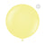 jumbo pastel yellow balloon 36 inches, lemon party, bees party, daisy party
