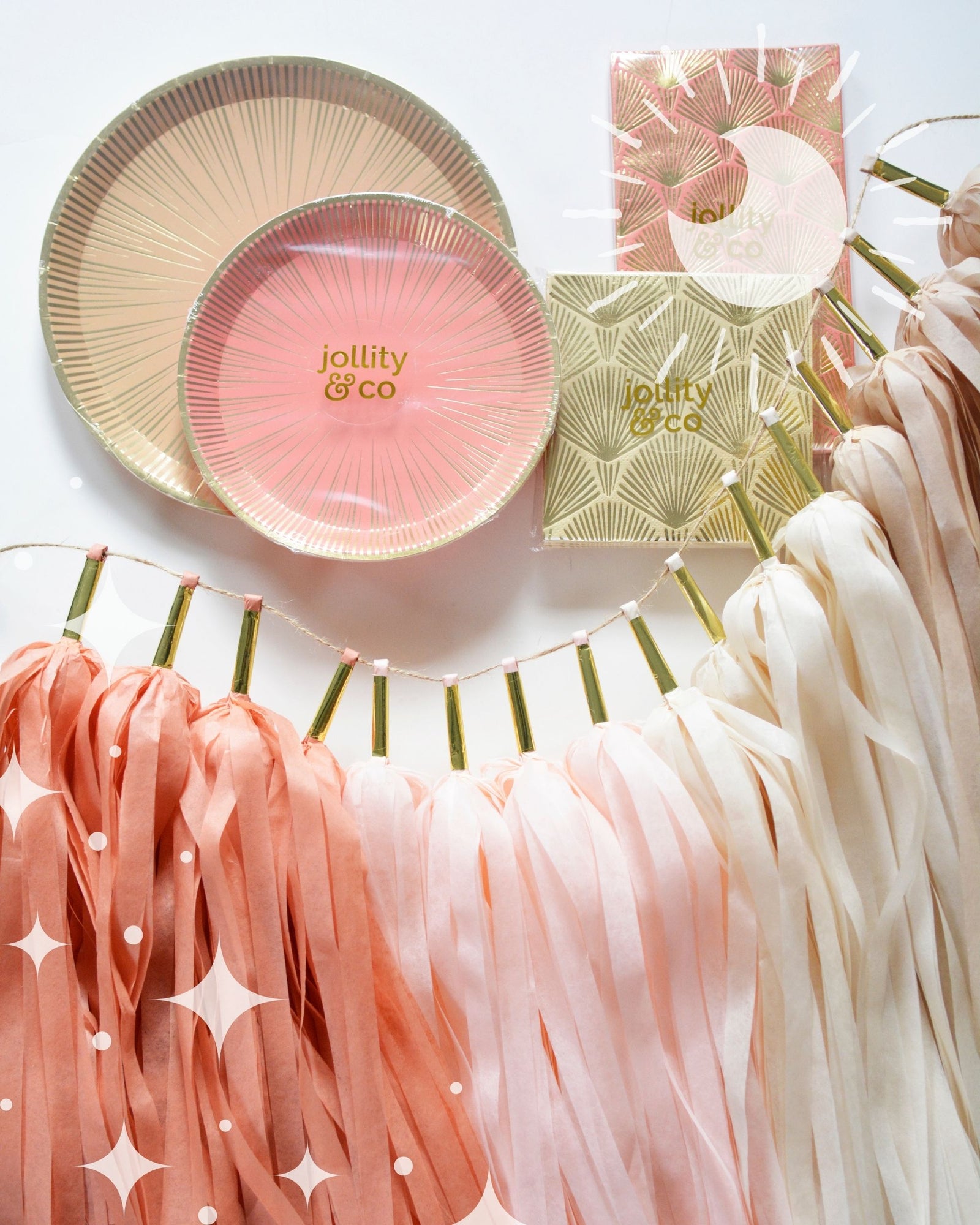 Terra Cotta Boho Tassel Garland