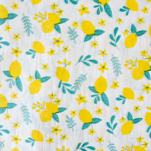 Lemons and Flowers Tissue Paper