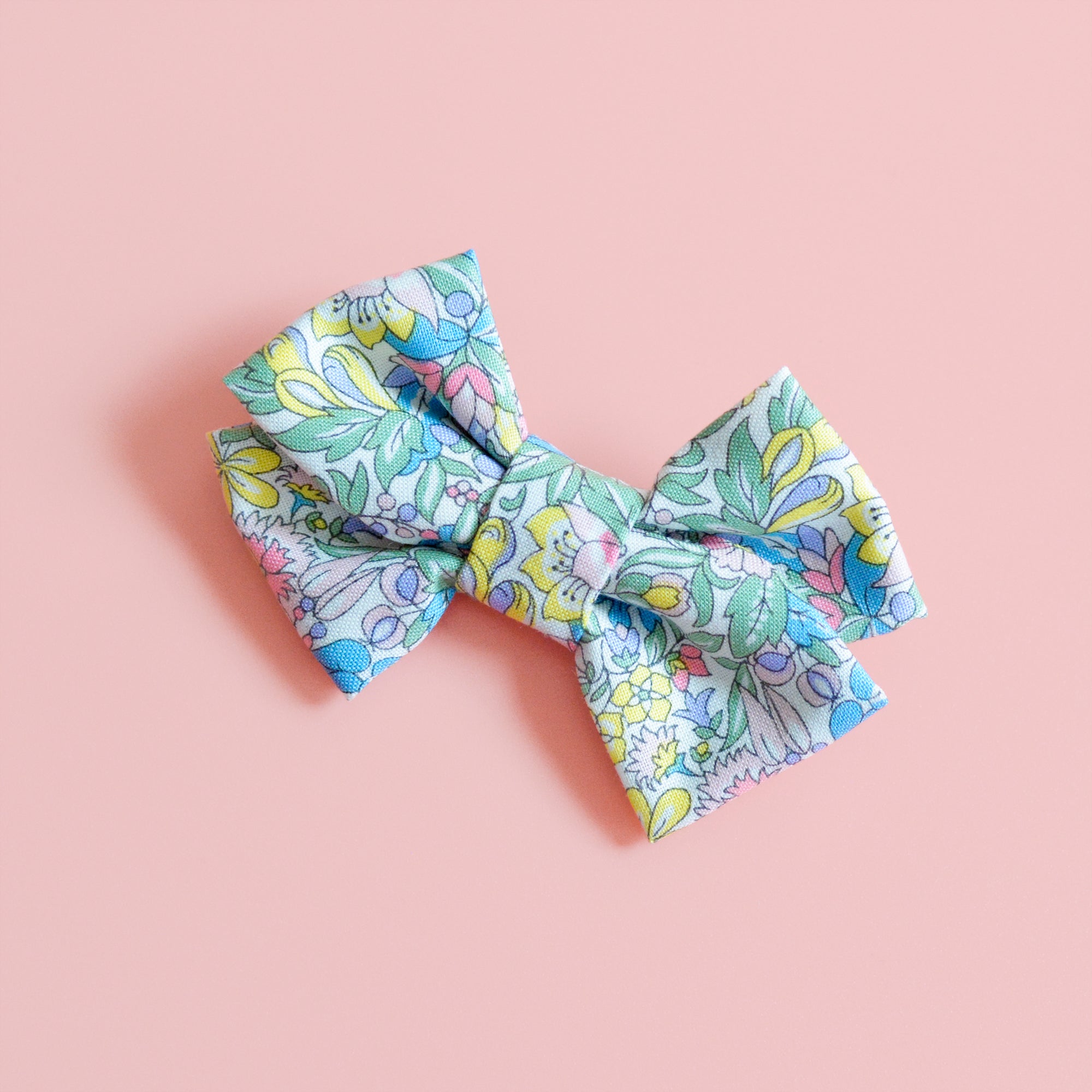 Floral Pattern Bow Clip, Bow Headband, Baby Girl Hair Accessories 